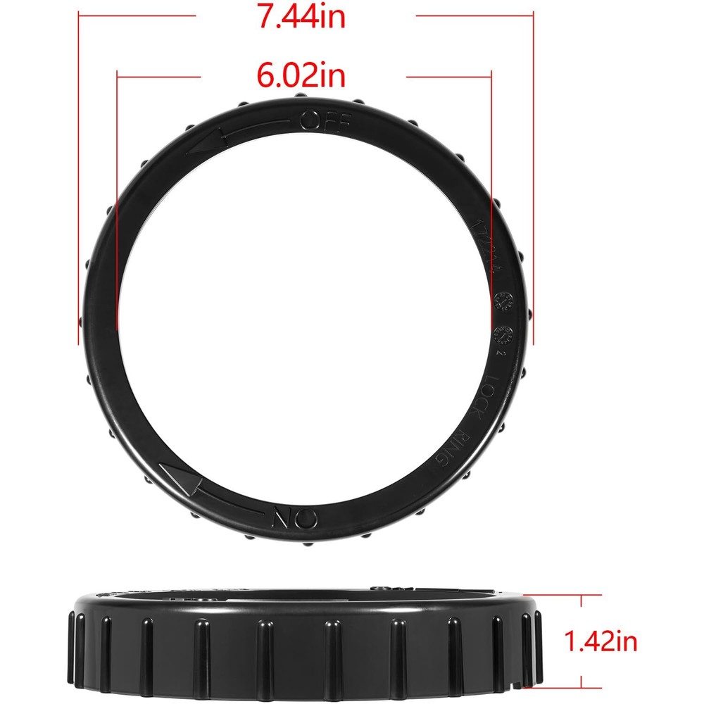 for Pentair Lock Ring R172214 Replacement Pool/Spa Filter, Feeder and Leaf Traps