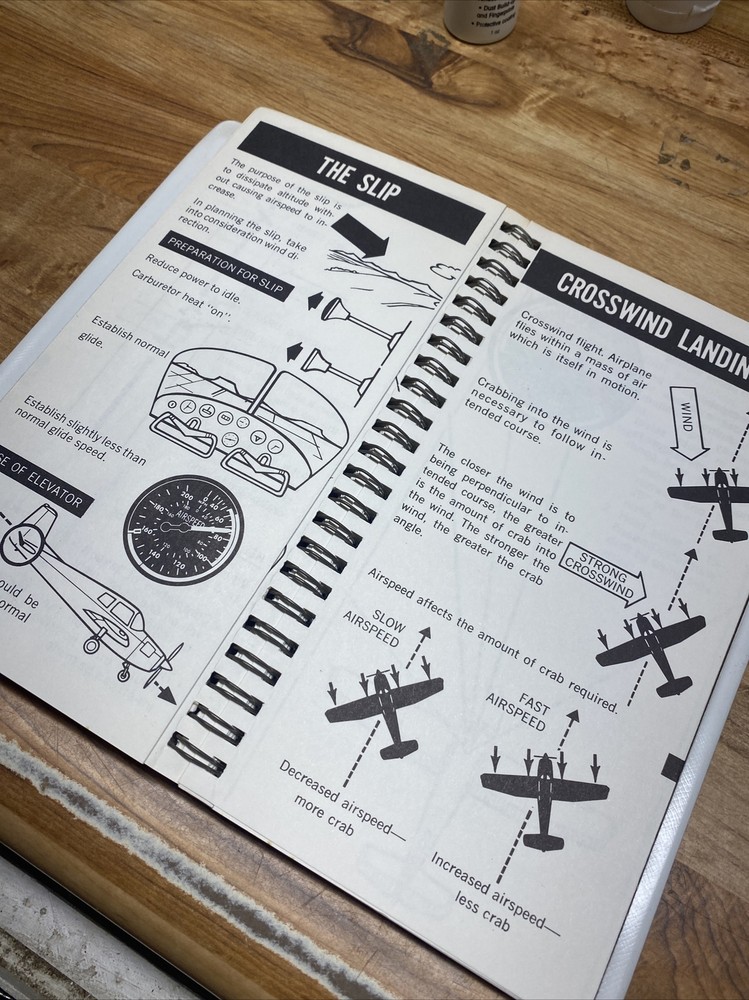 Aviation Plane Visualized Flight Maneuvers 1978 Patco Handbook