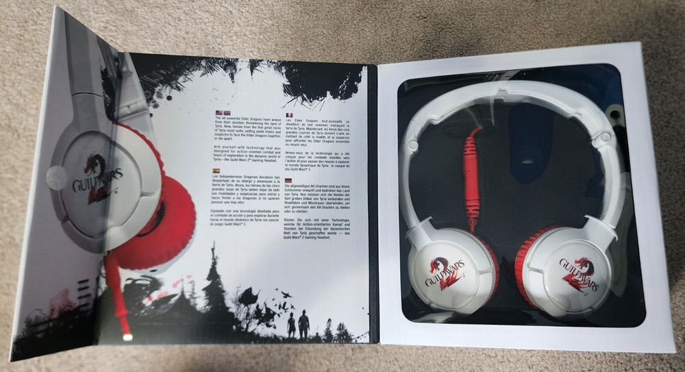 Guild Wars 2 SteelSeries Gaming Headset RARE NIB SEALED