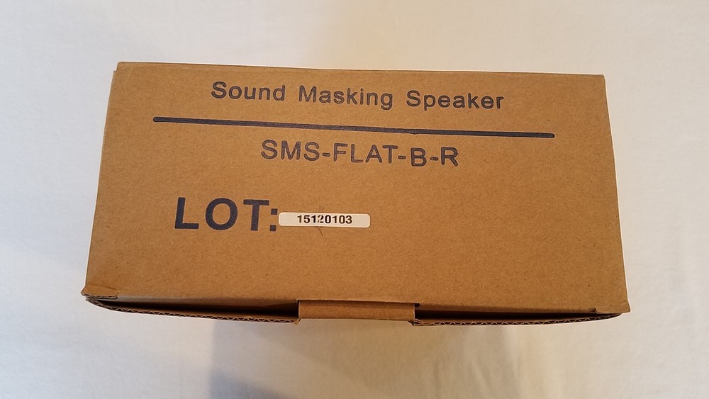 SMS-FLAT-B-R Soft DB Sound Masking System Flat Loudspeaker