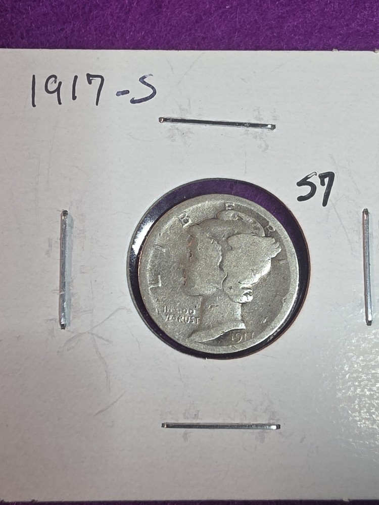1917S Mercury Dime