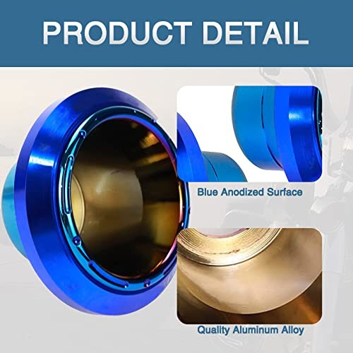 Motorcycle Frame Slider: Scooter Frame Sliders for Front Fork CNC Blue-Blue