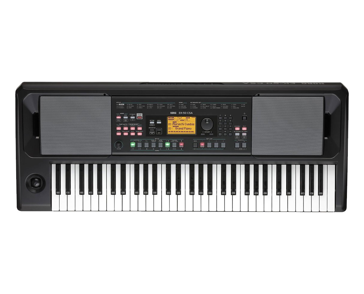 Korg EK-50 CSA 61-Key Entertainer Keyboard w/ Latin Styles - Open Box