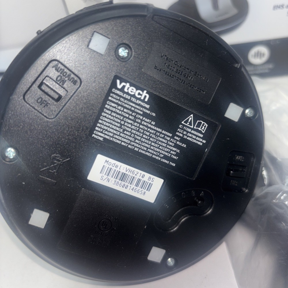 VTech VH6210 Convertible Office Wireless Headset OPEN BOX