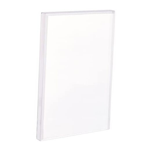 Acrylic Beveled Display Base 6"x 4"x 0.5"(LxWxH) Clear Beveled Rectangular