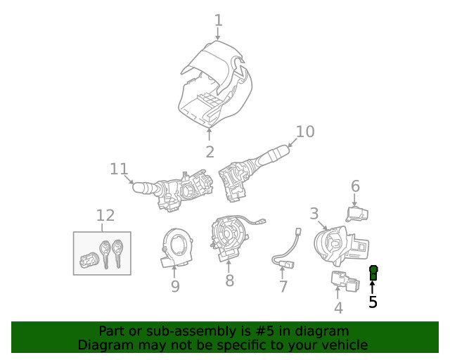 Genuine GM Alarm Switch 19183818