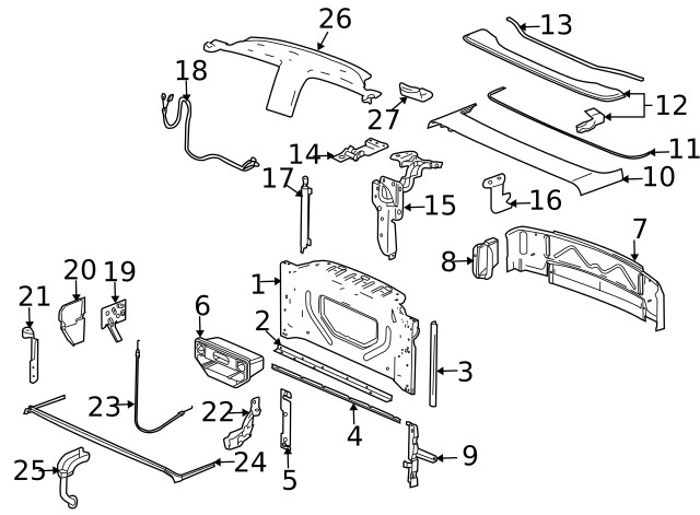 Genuine GM Support 88980422