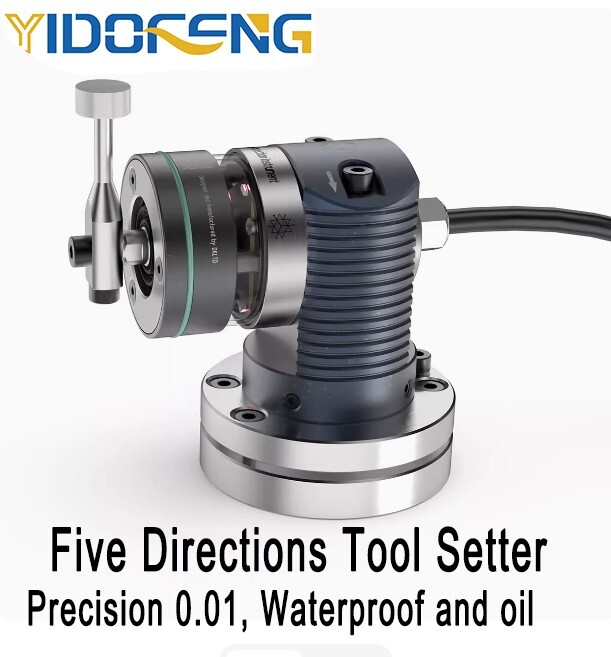 CNC Five Directions Tool Setter 3D Tool Detector Edge Finder Tool Setting Gauge