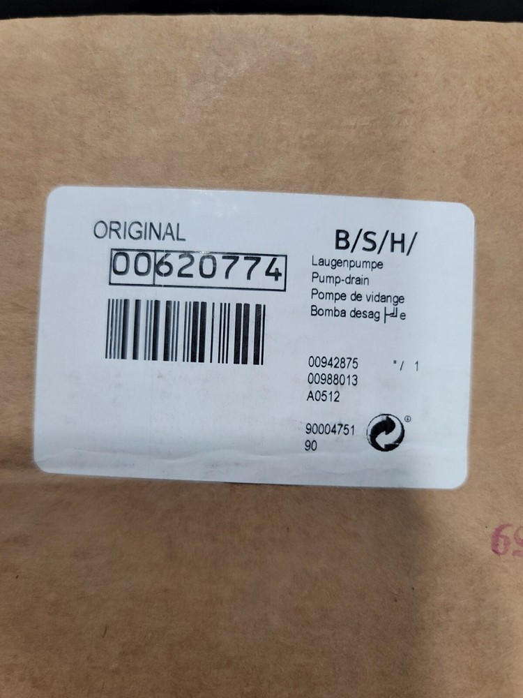 **NEW** Bosch Drain Pump 00620774 