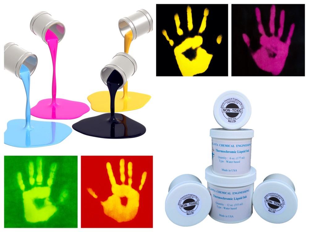 Heat Sensitive Temperature Activated Thermochromic Liquid Ink