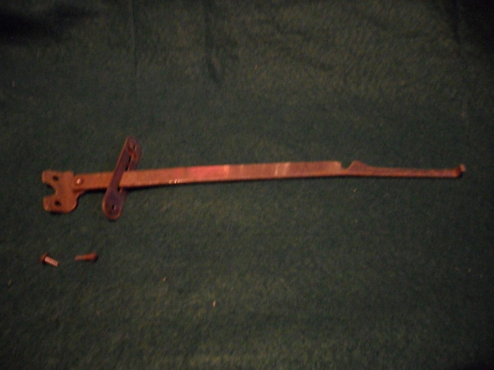 Antique Stradivara Phonograph Lid Support and Screws