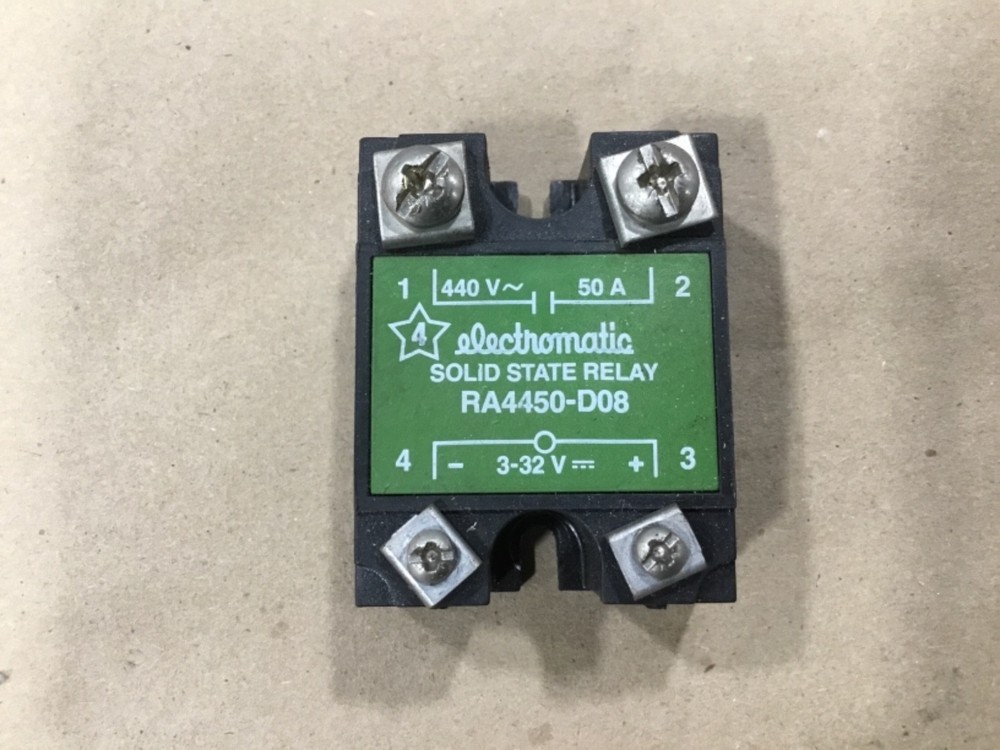 Electromatic RA4450-D08 Solid State Relay 440V 50A #31A35
