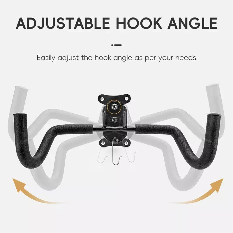 ROCKBROS Bicycle Wall Hanger Retractable Parking Stand Carbon Steel Storage Rack