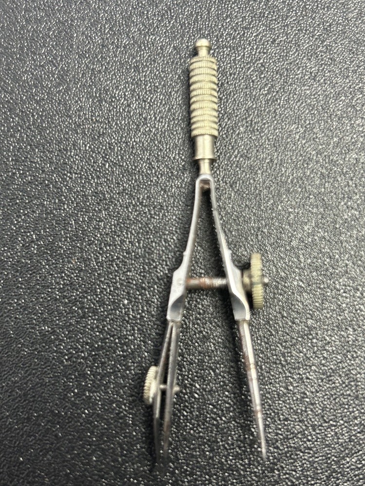 Maths Compass Set in Small Leather Box - A Burgess