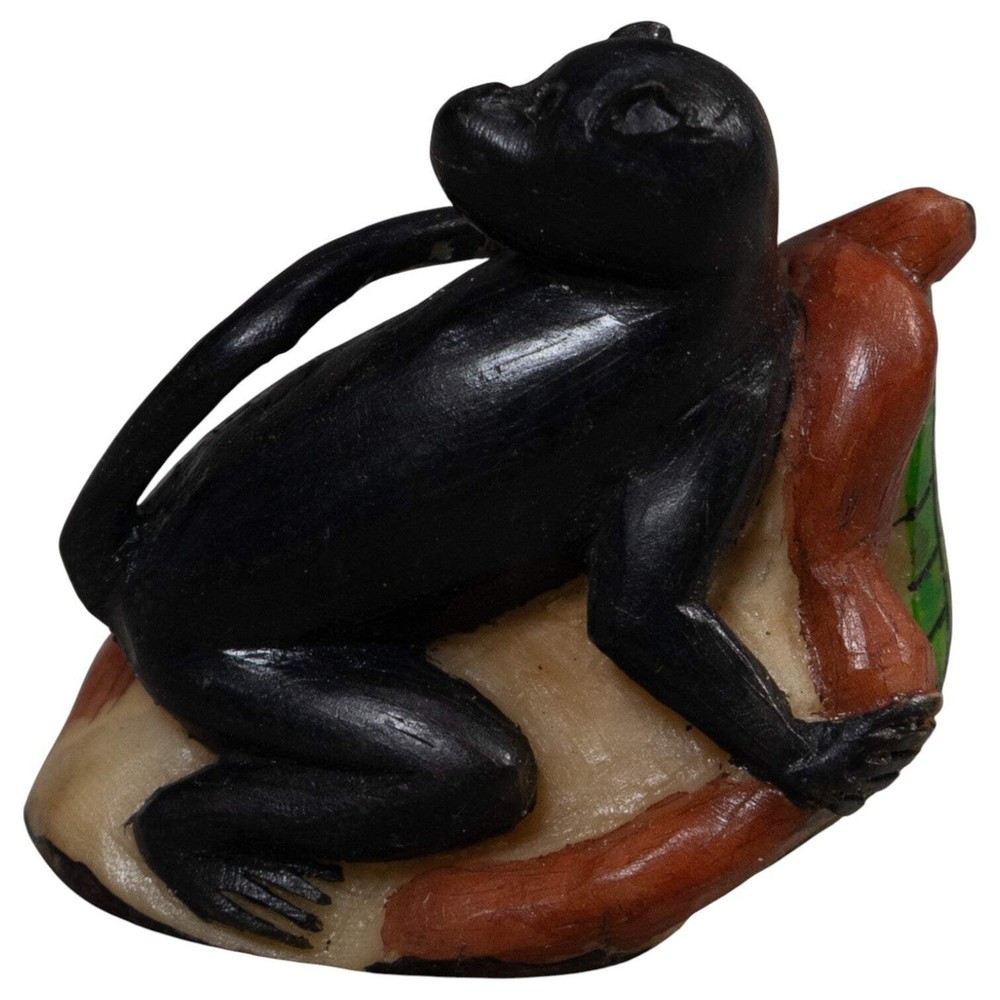Black Howler Monkey Tagua Carving