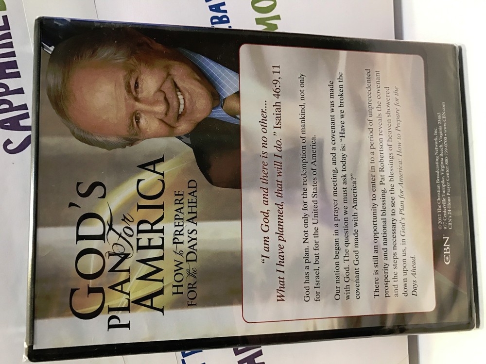 GOD'S PLAN FOR AMERICA. CDS. THE CHRISTIAN BROADCASTING NETWORK. NEW!