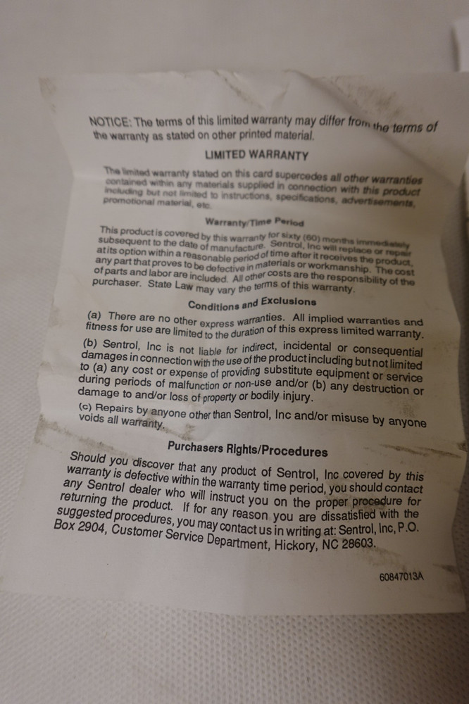 Sentrol Aritech Moose D5350 8-Zone Security Alarm System Concentrator - NOS