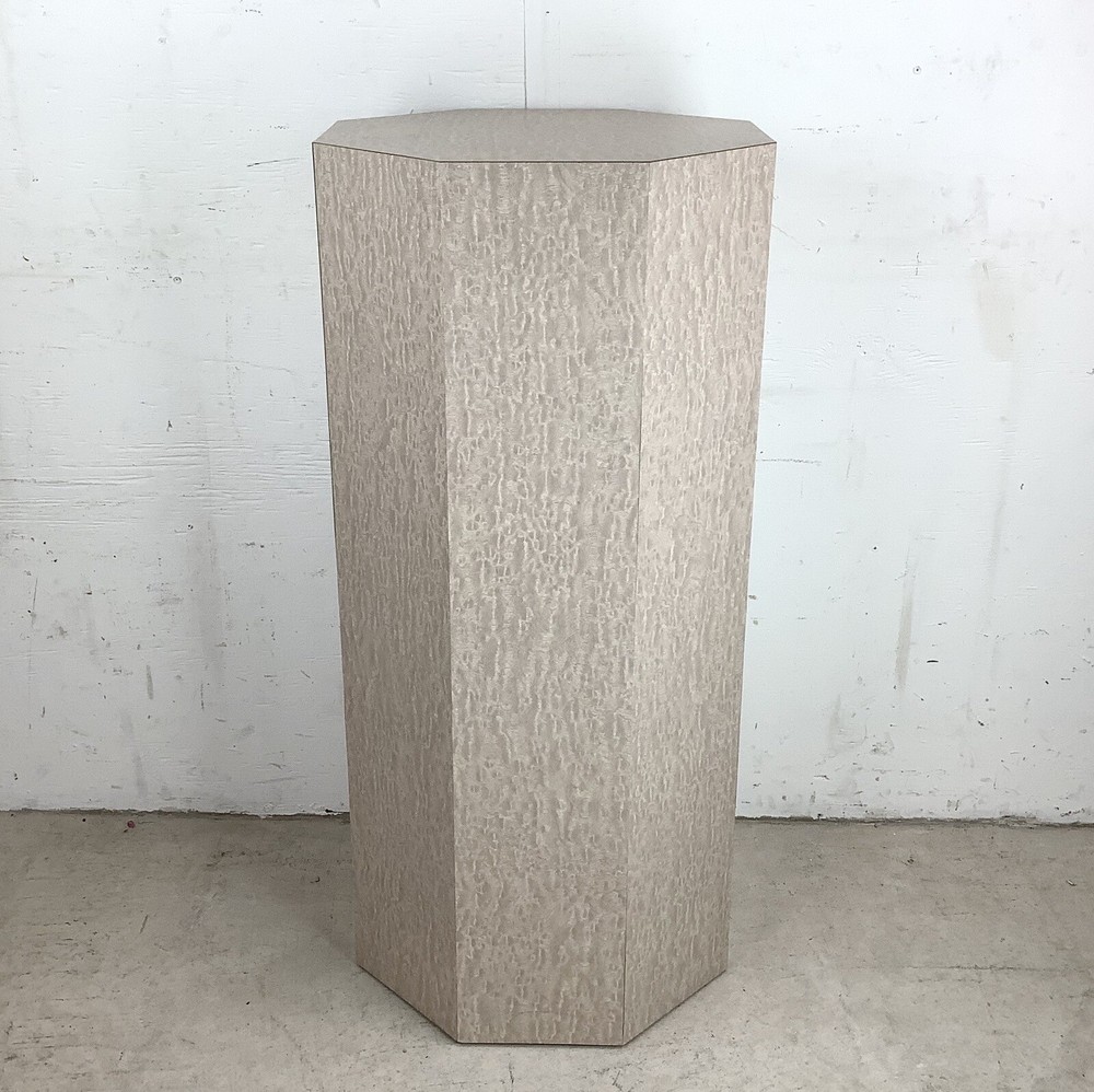 Vintage Modern Display Pedestal- Octagonal