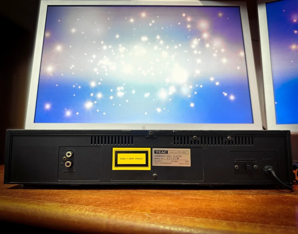 TEAC PD-350 🌈RaRe🌈 Vintage Stereo CD/CDR Deck