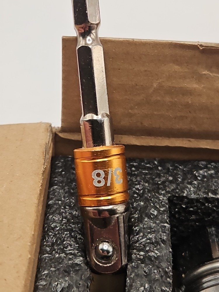 10-19mm Effecteer Adjustable Socket Tool Multifunction Wrench Sleeve Adapter Kit