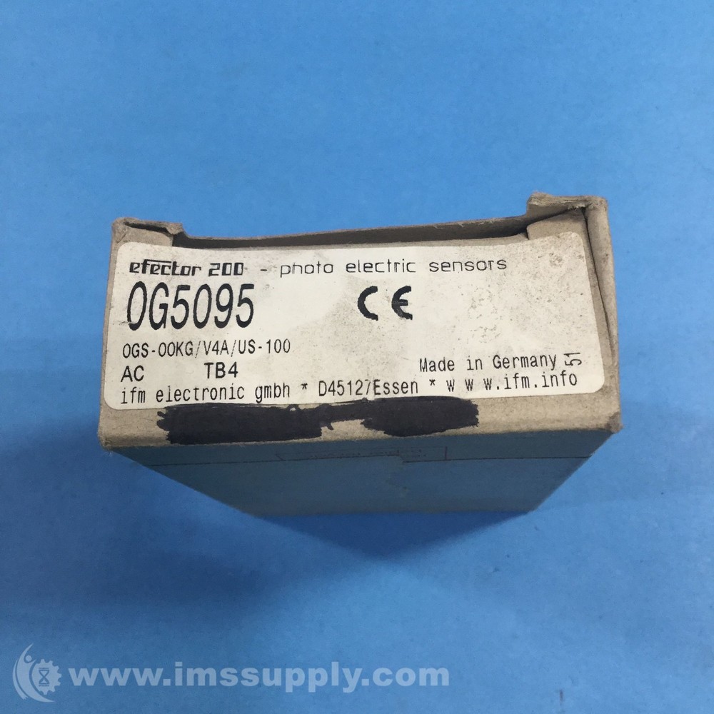 Ifm OG5095 Through-Beam Sensor Transmitter FNOB