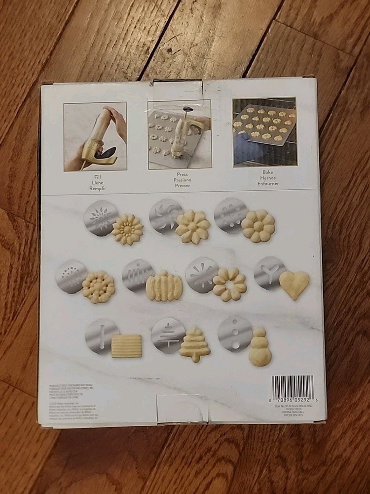 Wilton 10 Disc Hand Held Manual Cookie Press