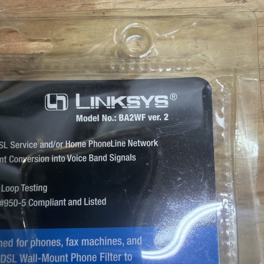 LINKSYS ADSL Wall-Mount Phone Filter