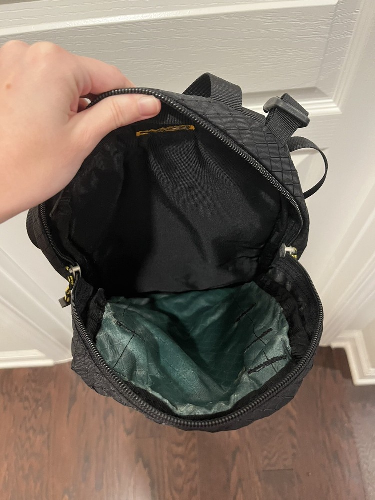 ROKK Avalanche Black Backpack Hiking Travel Day Pack