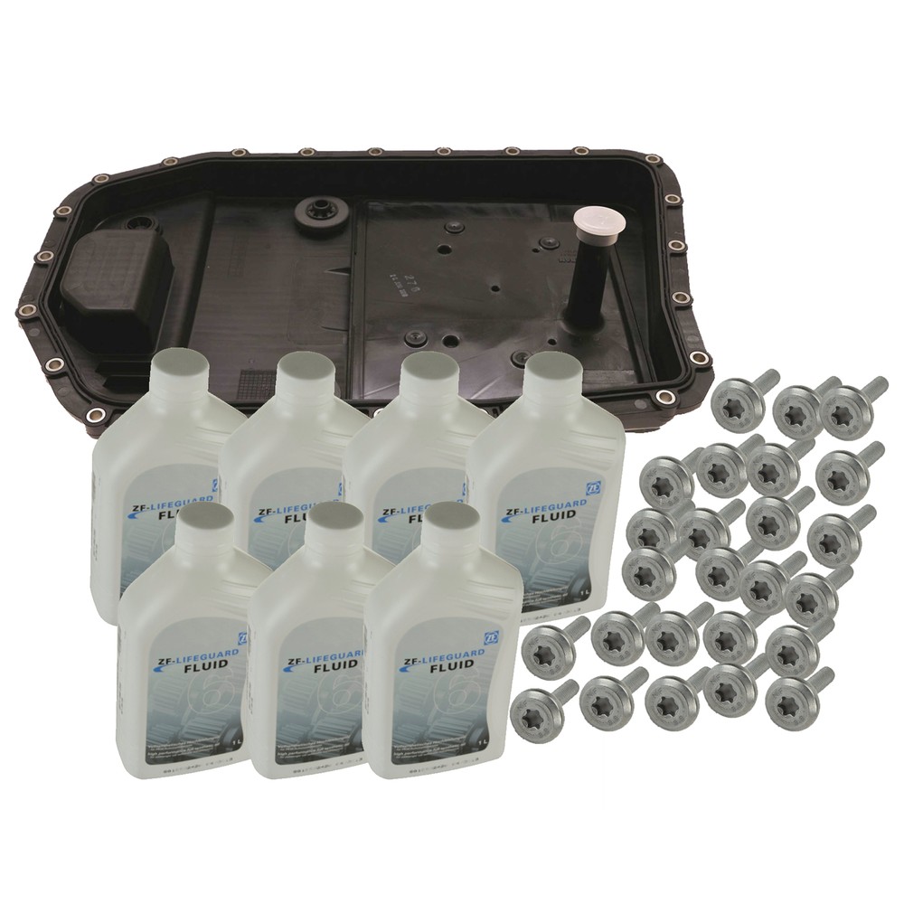 ZF OEM Auto Transmission Filter Kit with Bolts & Fluids For BMW E90 E85 E86 E60