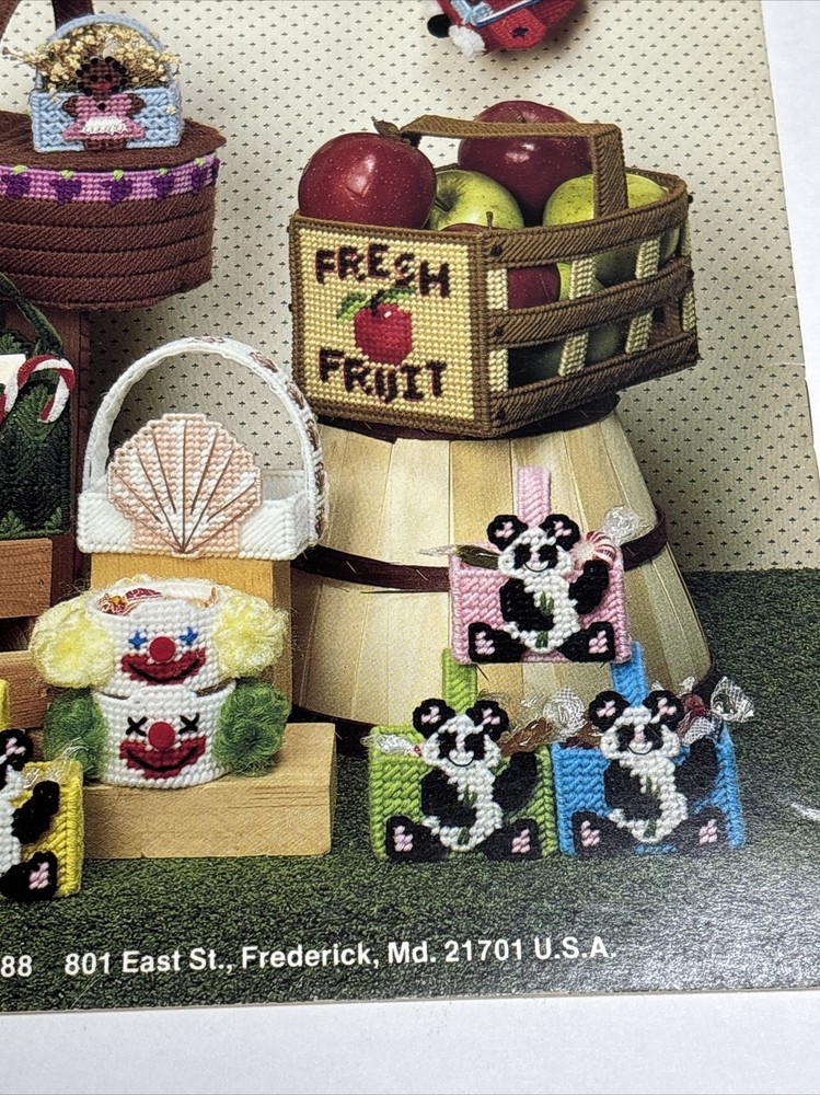 Kount on Kappie Bunches of Baskets 18 Projects Plastic Canvas Pattern