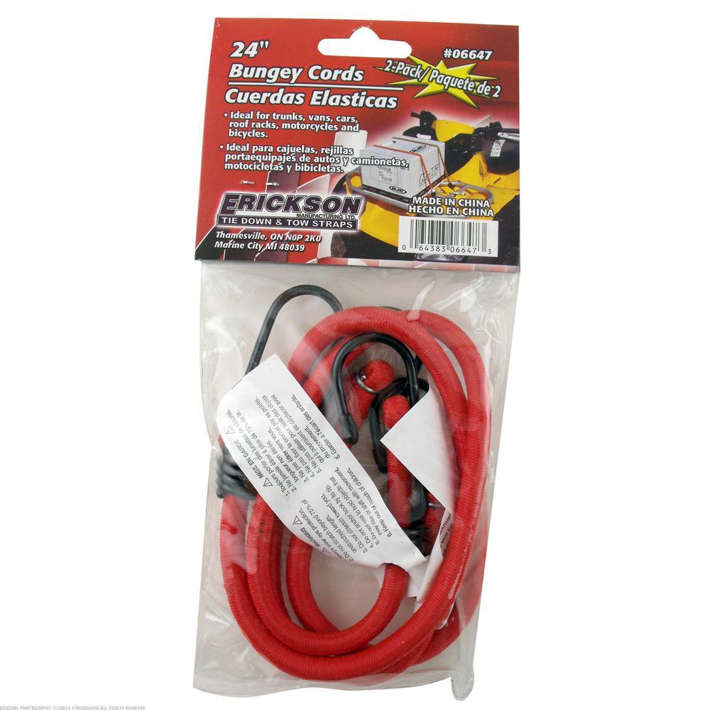Erickson 24" Bungee Cords 2Pcs 06647