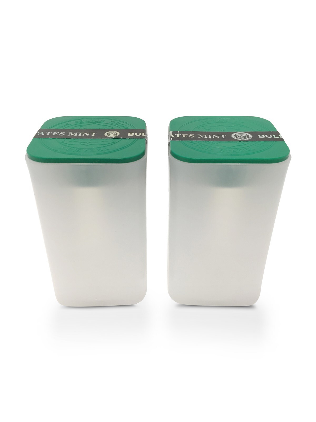 x2 US Mint Genuine American Silver Eagle Coin Tubes Lot Of 2 ASE Plastic Tubes