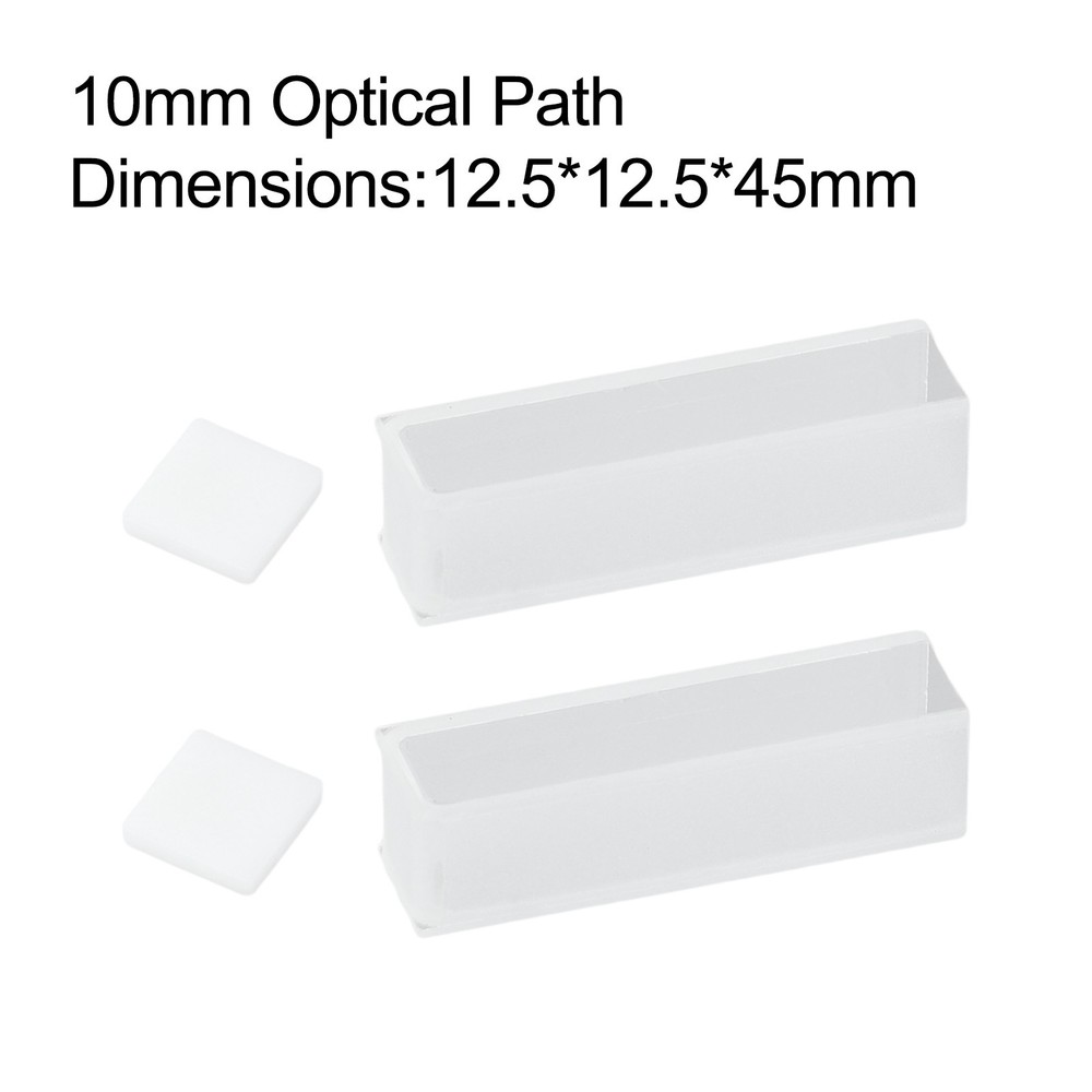 Cuvette Set Compatible with Spectrophotometers Featuring a Light Path of 10mm