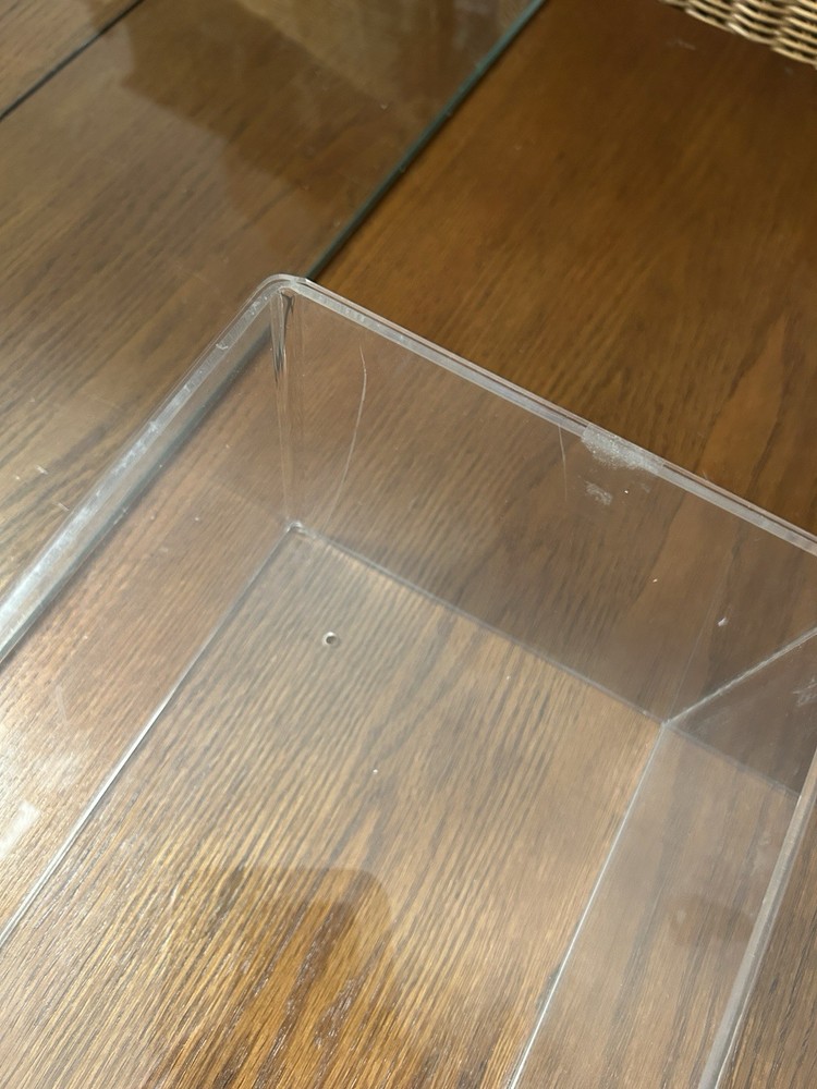 Acrylic Display Lockable 3 Tier With Rotating Base, Tabletop Or Wall Mount