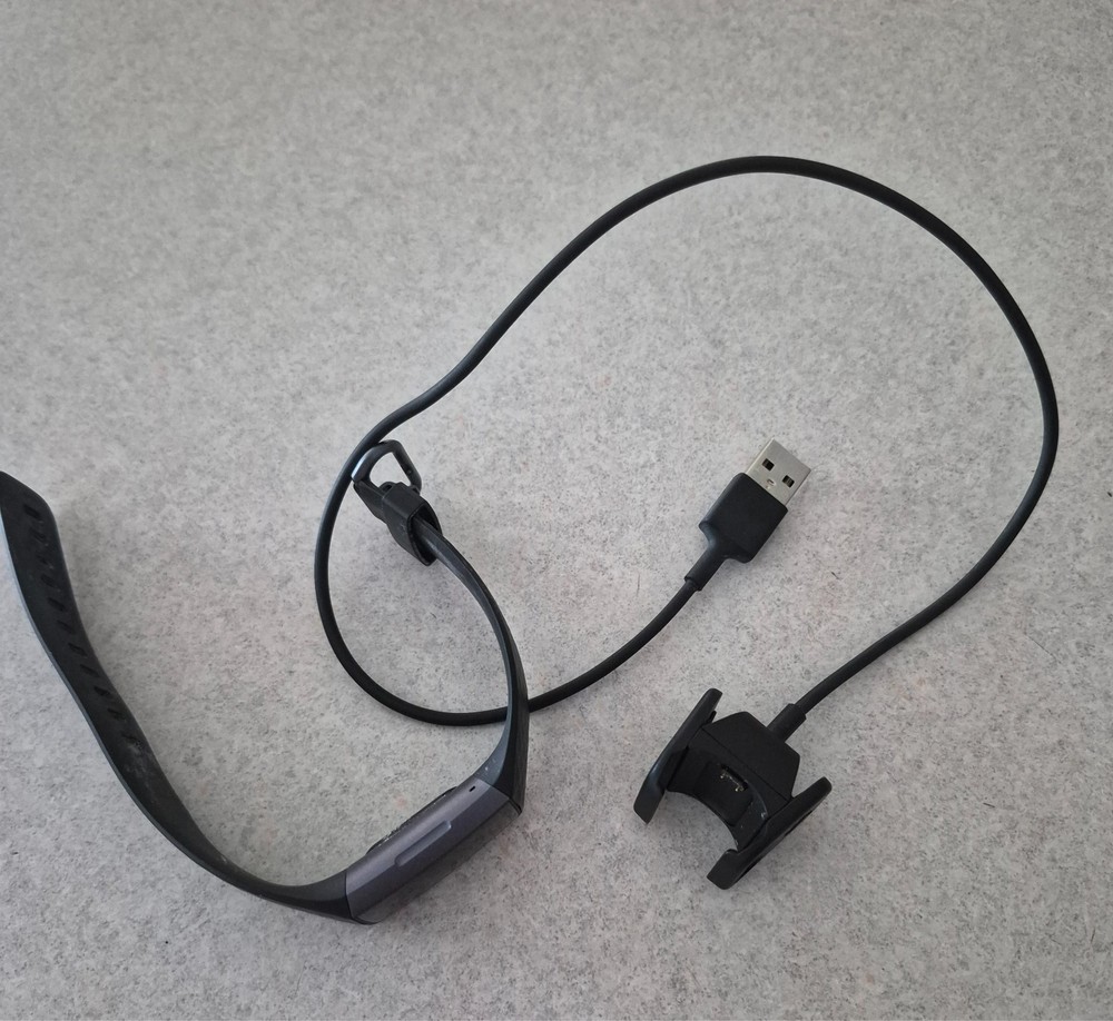 Fitbit Charge 3 and Charger