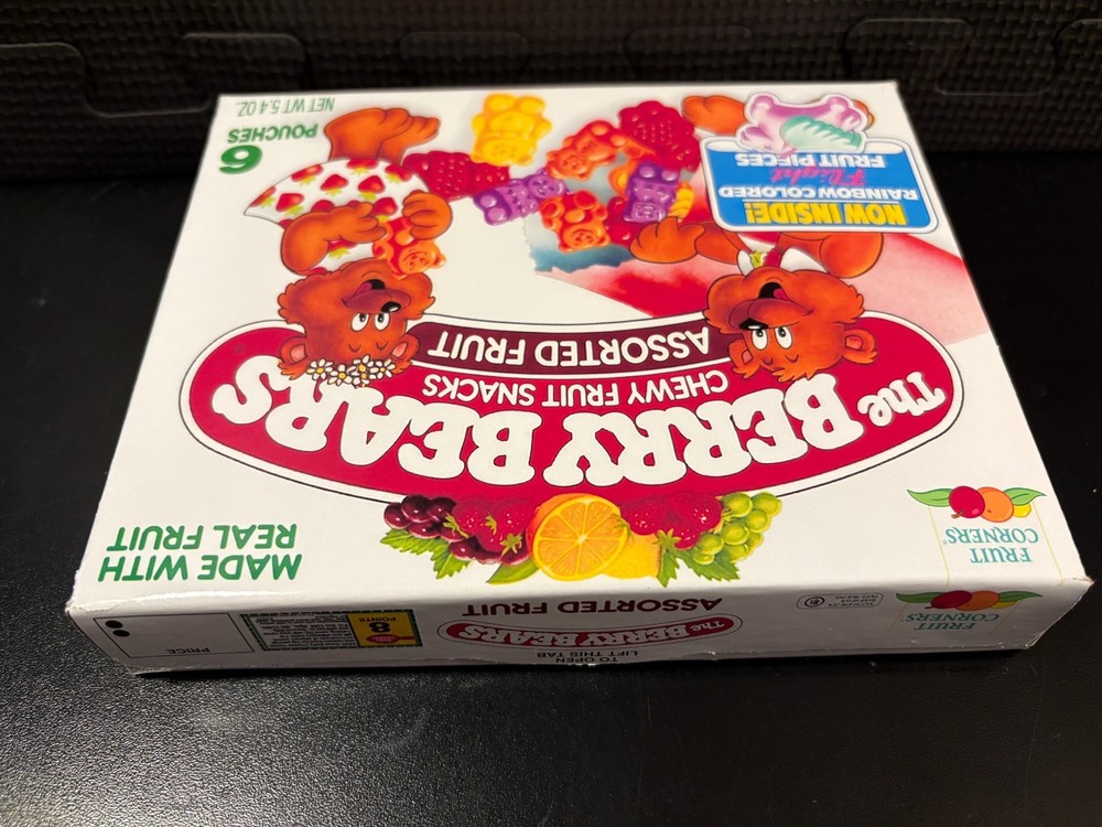 Berry Bears fruit snacks - Empty custom design display box