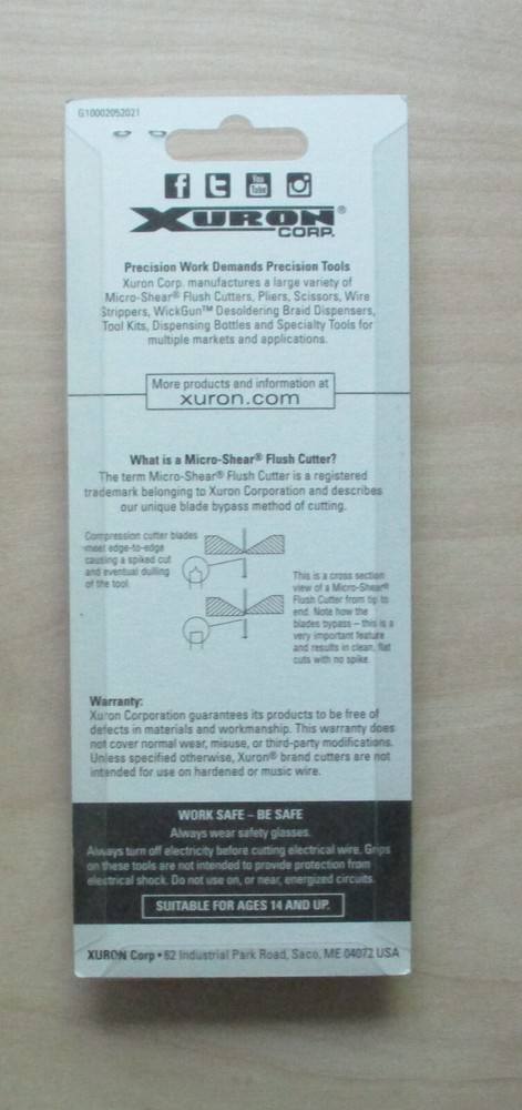 Adjustable Wire Stripper 501 Tool Hobby Tool Xuron MPN 90134