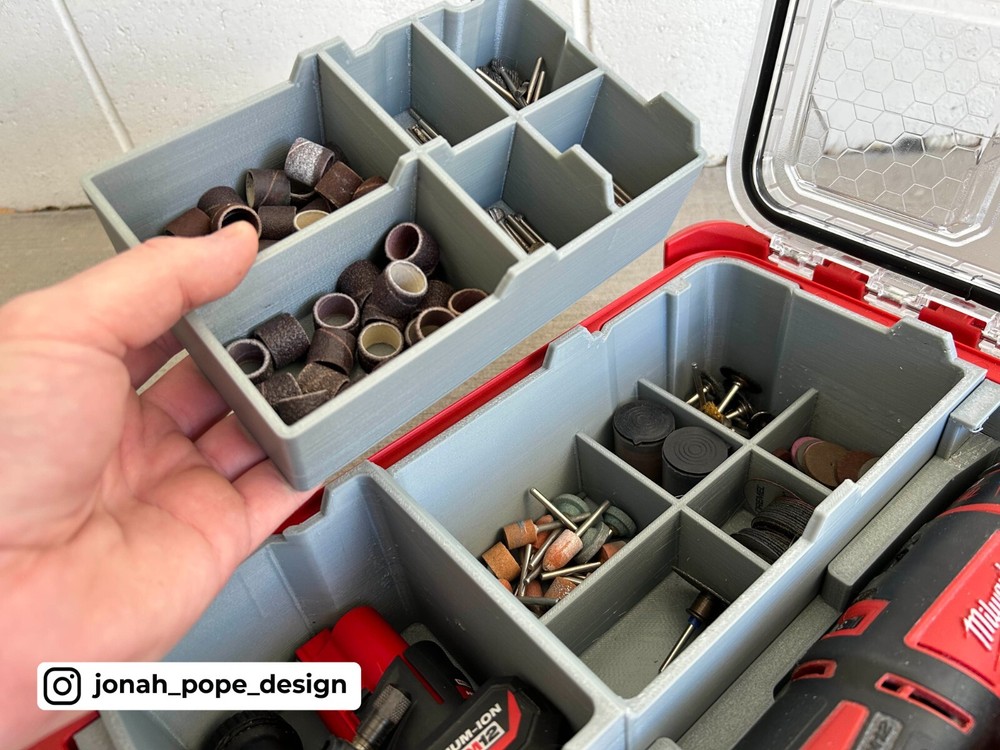 Milwaukee Packout Insert for M12 Rotary Dremel Tool (Insert Only)