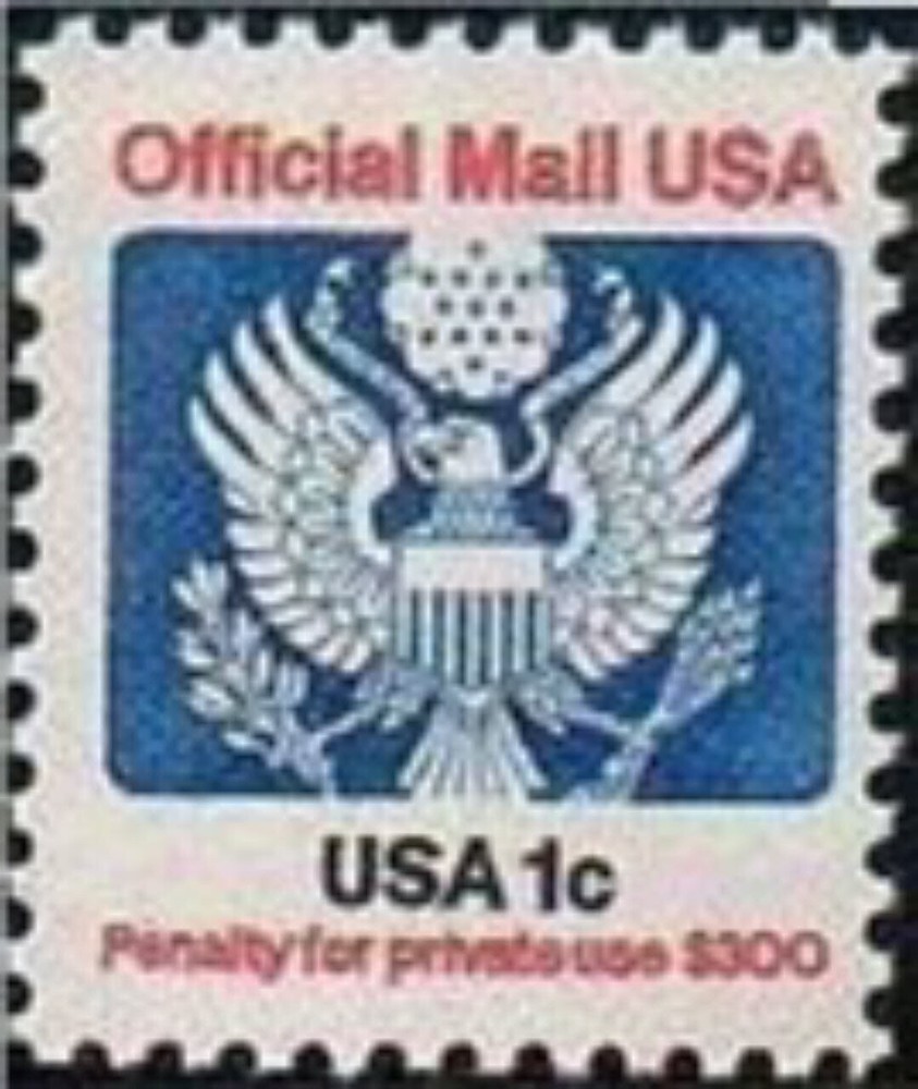 #O127    1  CENT  OFFICIAL MAIL        MINT  VF NH  O.G