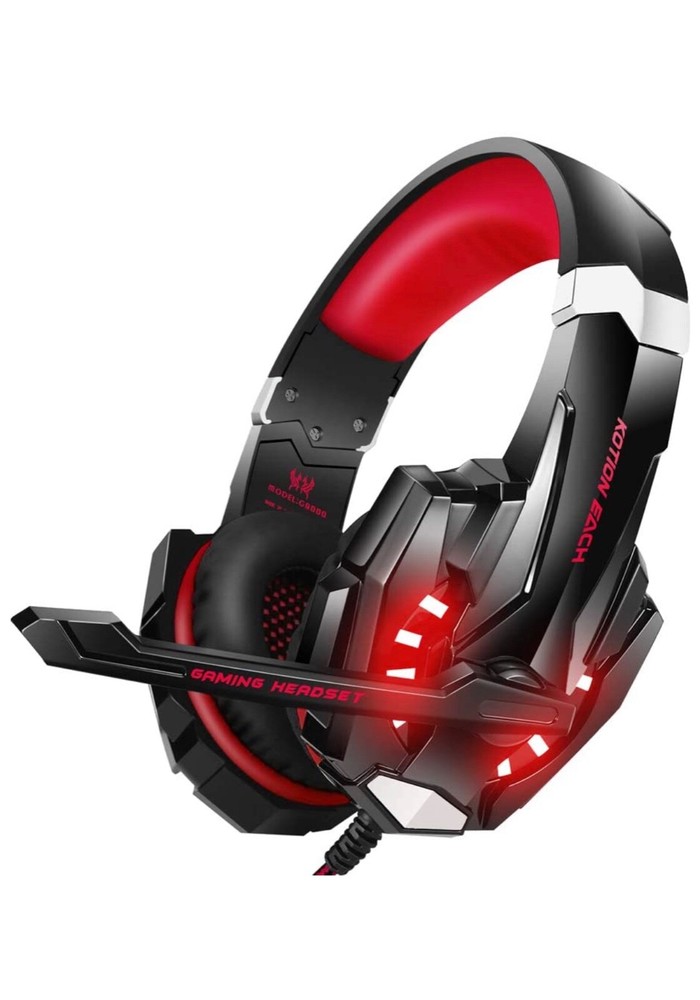 Pro LED Gaming Headset for PS4, PC, Xbox One Controller (a)