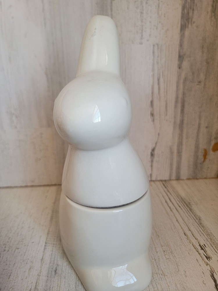 Easter bunny Candy Jar white home decor spring