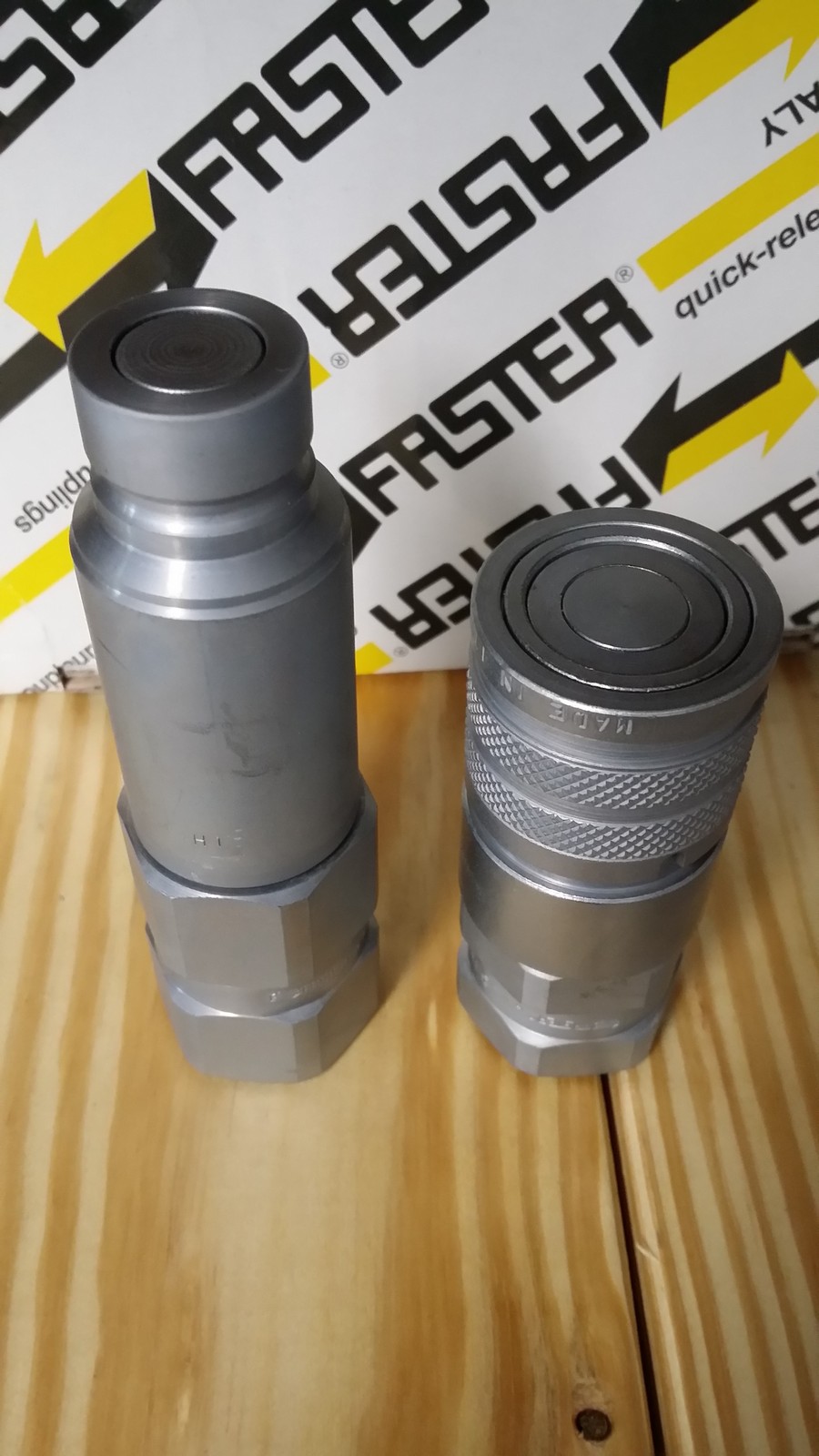 Faster Flat Face Hydraulic Skid-Steer Quick Couplers