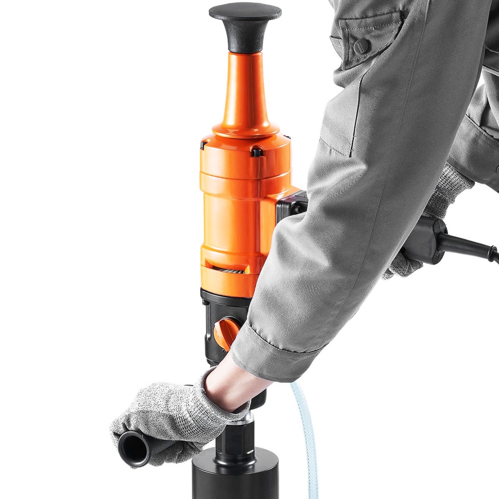 Diamond Core Drilling Machine, 4in Handheld Wet Concrete Core Drill Rig