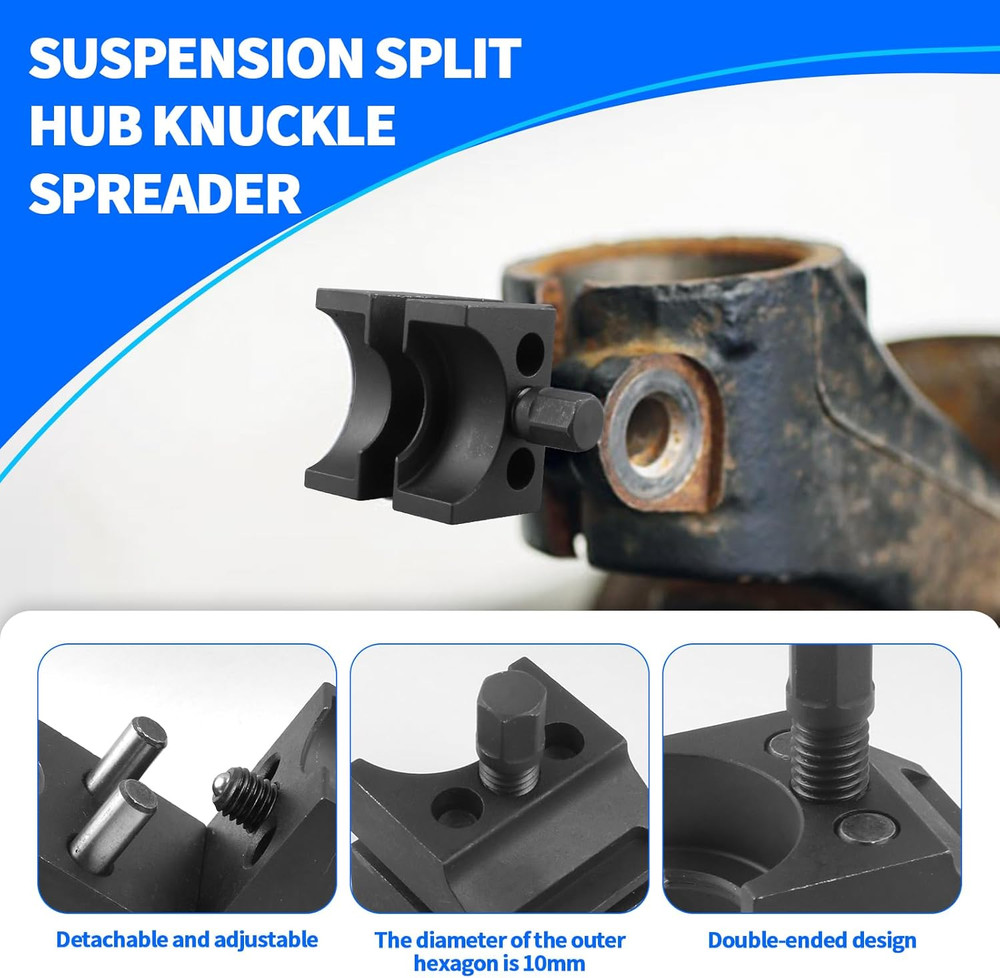 Universal Suspension Strut Split Hub Steering Knuckle Spreader Tool, Strut Sprea