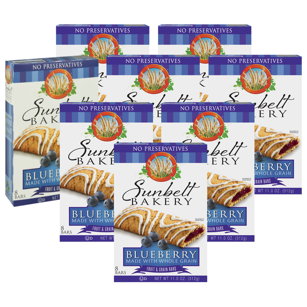 Sunbelt Bakery Blueberry Fruit & Grain Bars, (8-Boxes)