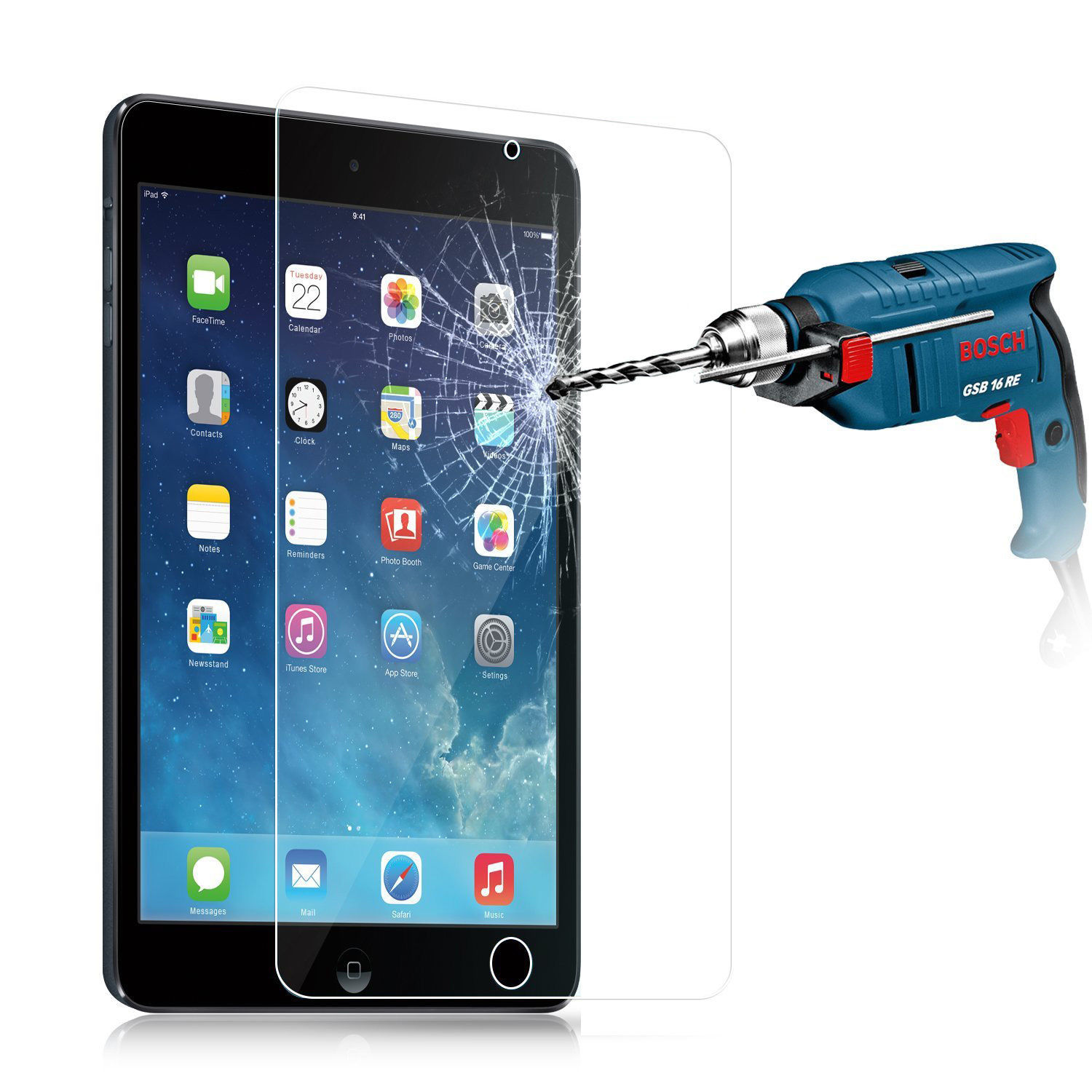 [3-Pack] Tempered Glass Screen Protector For iPad 9.7 2 Mini 4 Pro Air 4th 6th