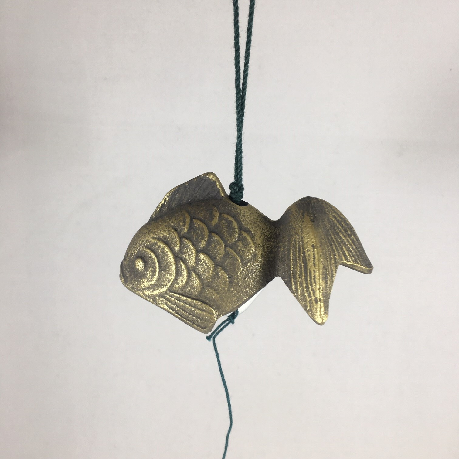 Japanese Wind Chime Nambu Cast Iron Kingyo Golden Goldfish Bell Made in Japan