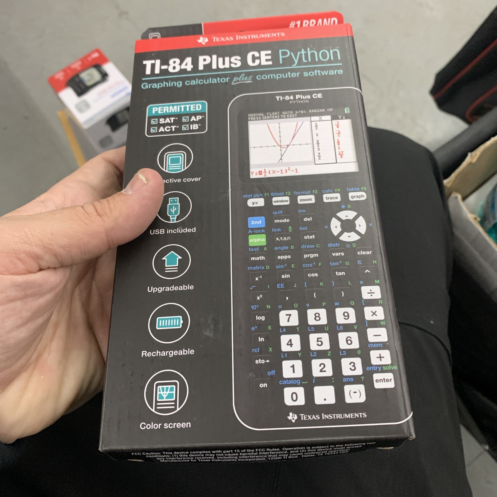 Texas Instruments TI-84 Plus CE Python Graphing Calculator Black Brand New