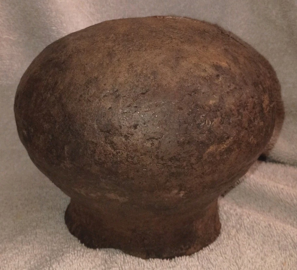 Great Antique Ancestral Pueblo Corrugated Jar Pottery Bowl