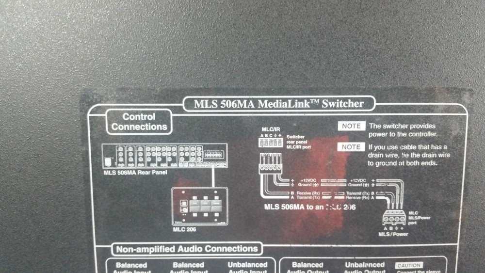 Extron MLS 506MA Multi-Format 6-Input MediaLink Switcher